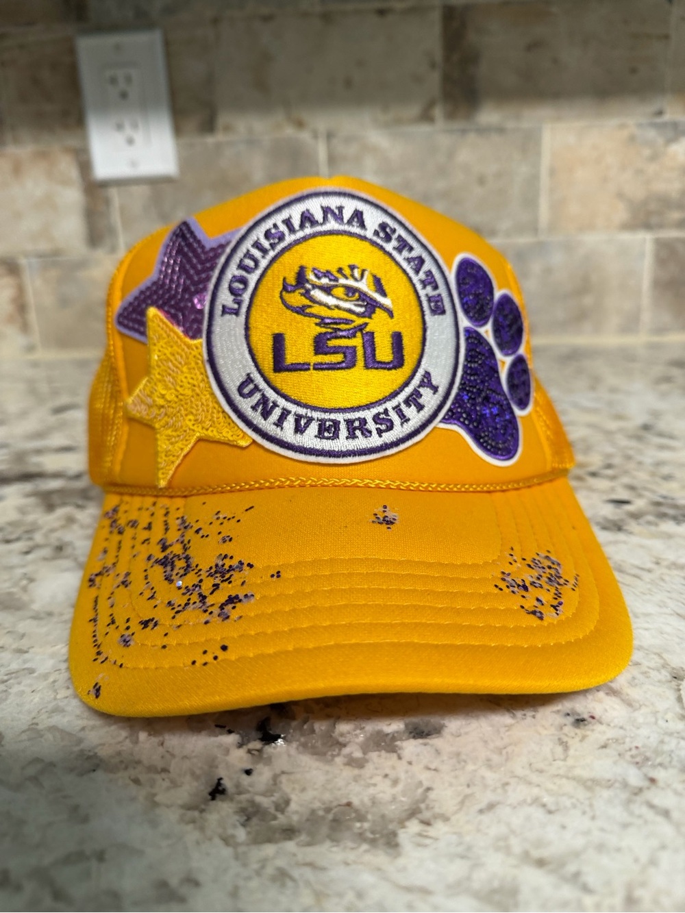 LSU Patch Trucker Hat